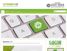 Tablet Screenshot of dynamic.gyanvihar.org